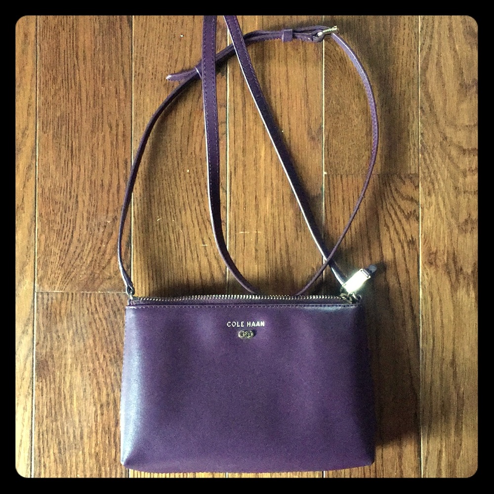 Perfect purple Cole Hahn crossbody!